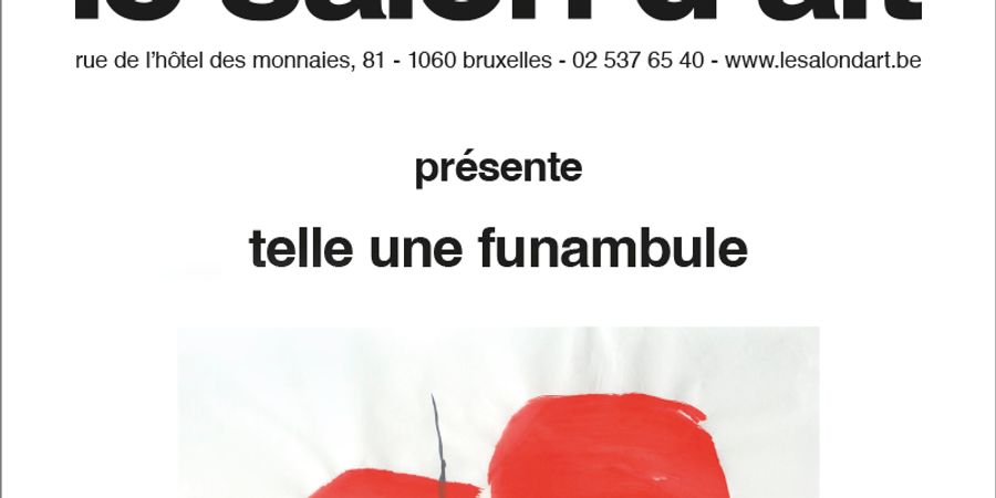 image - anne leloup . telle une funambule,