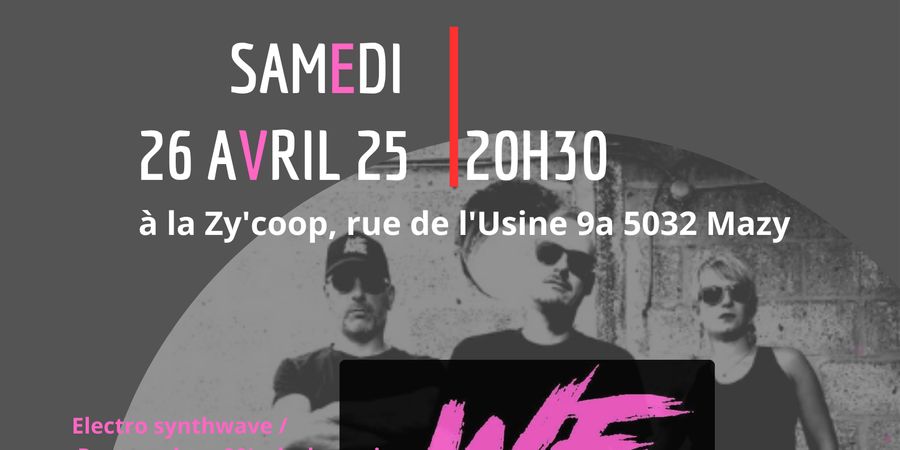 image - WE are en concert avec Schumno Meso (1st part) & Passeurs de Disques