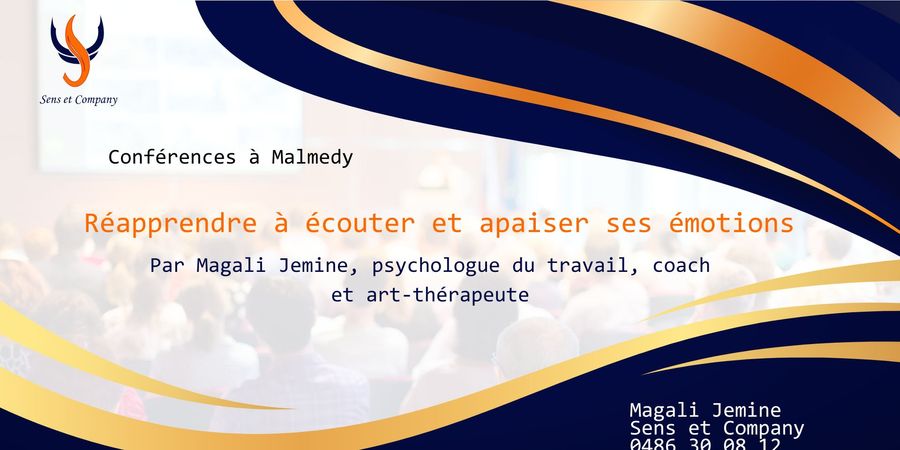 image - Conférence : réapprendre à écouter et apaiser ses émotions