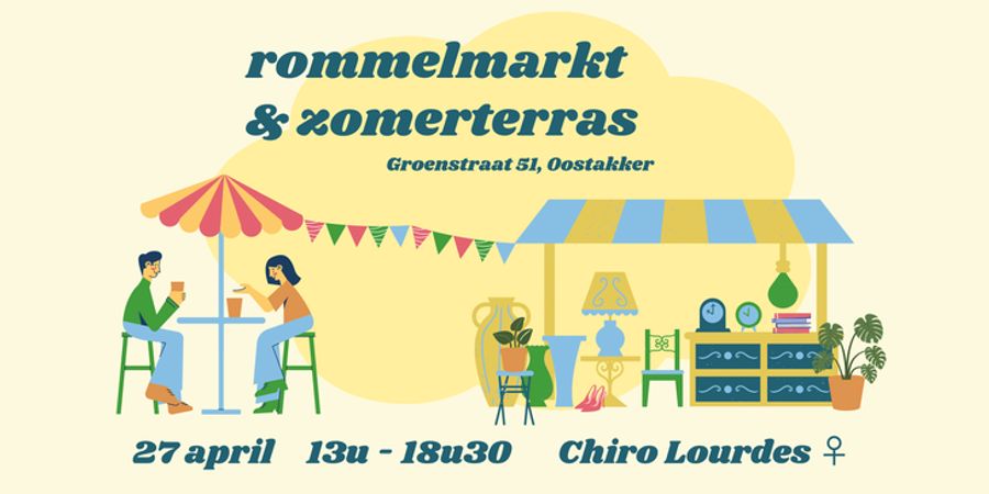 image - Rommelmarkt + Zomerterras 