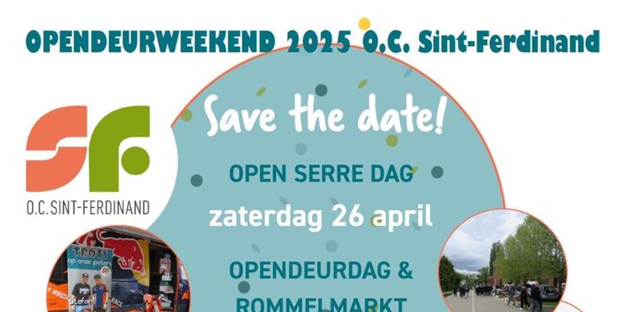 image - Rommelmarkt + opendeurdag O.C. Sint-Ferdinand 