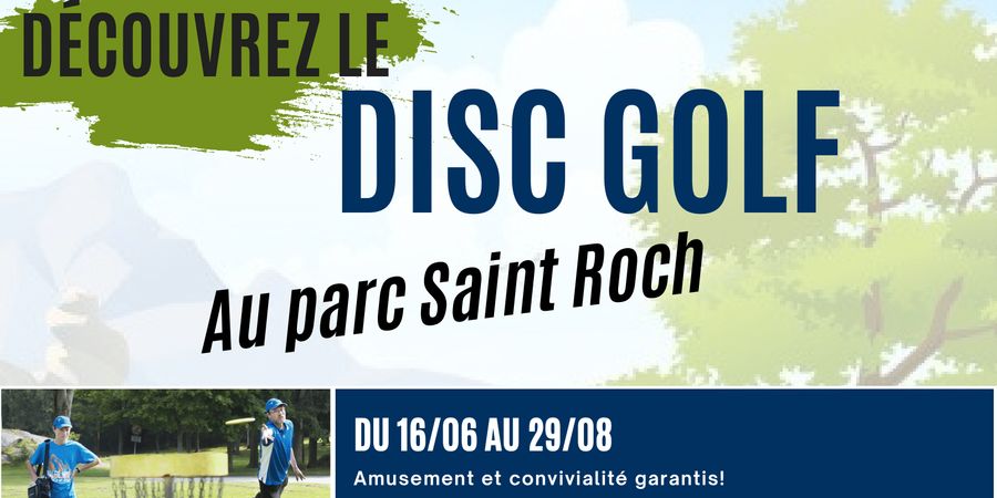 image - Découvrez le discgolf cet été au parc Saint Roch de Ciney