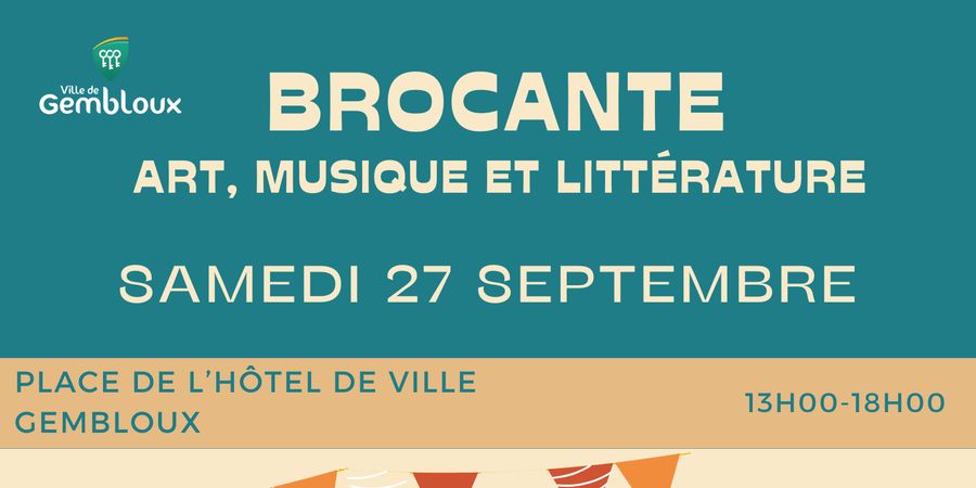 image - Brocante : Art, littérature, musique