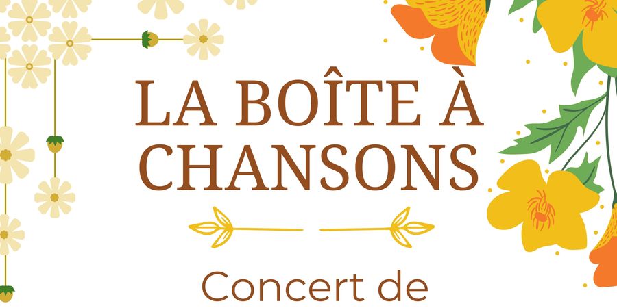 image - Concert de printemps de la Boîte à Chansons
