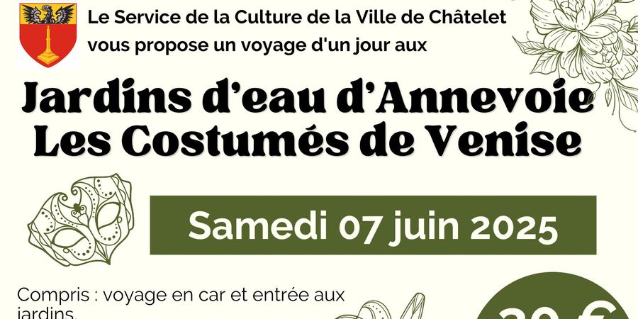 image - Jardins d'eau d'Annevoie. Les Costumés de Venise.