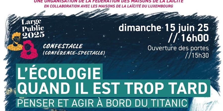 image - L'écologie quand il est trop tard, penser et agir à bord du Titanic