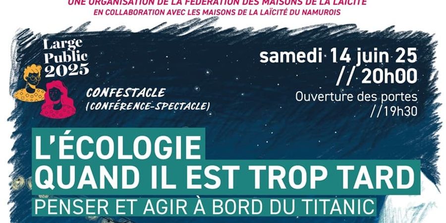 image - L'écologie quand il est trop tard, penser et agir à bord du Titanic