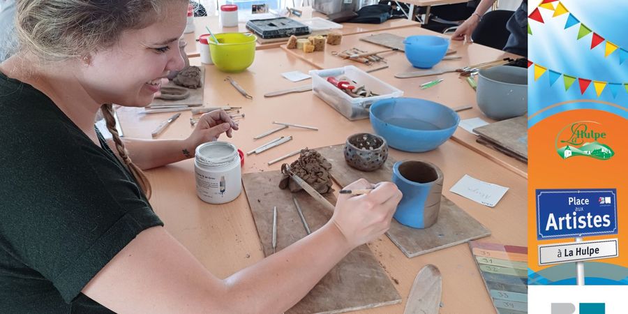 image - Atelier d’un jour (à partir de 15 ans) - Atelier de céramique artisanale le samedi 20/09