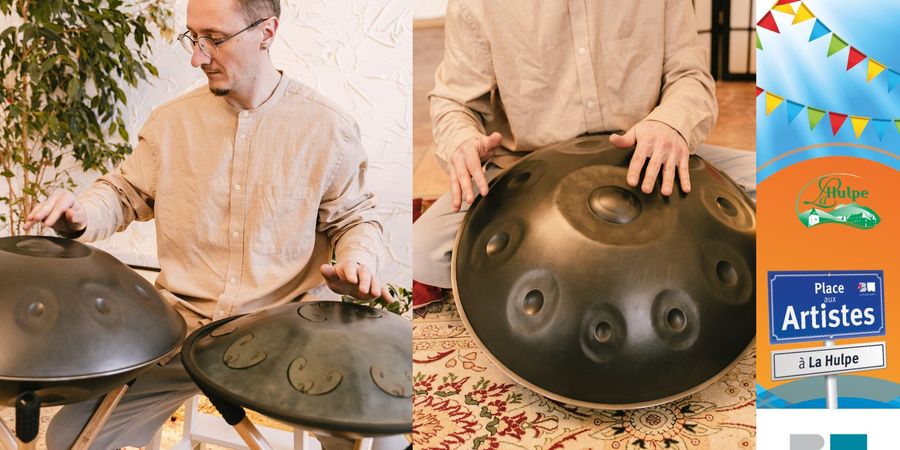 image - Atelier familiale d’initiation au Handpan (à partir de 10 ans), le dimanche 24/08, de 10h à 12h.