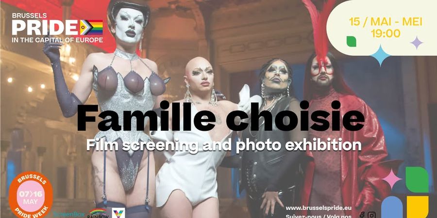 image - FAMILLE CHOISIE : Projection et exposition photo le 15 mai à La Vénerie ! Brussels Pride Week 2025