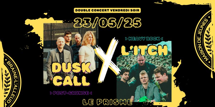 image - Concert Dusk Call & L'Itch - MJ Le Prisme
