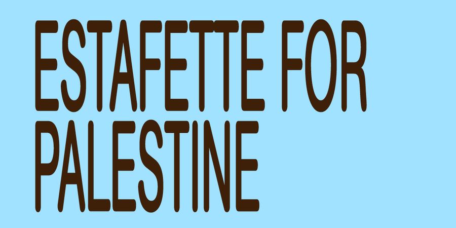 image - OUT LOUD x opening night x Estafette for Palestine