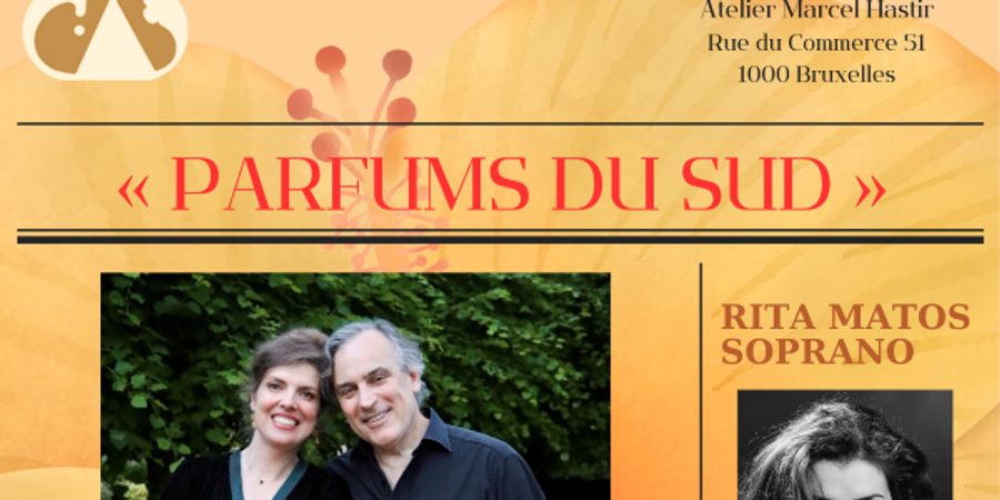 image - Rita Matos Alves, sopraan & Mariano Ferrández, pianist en componist - “Parfums uit het Zuiden