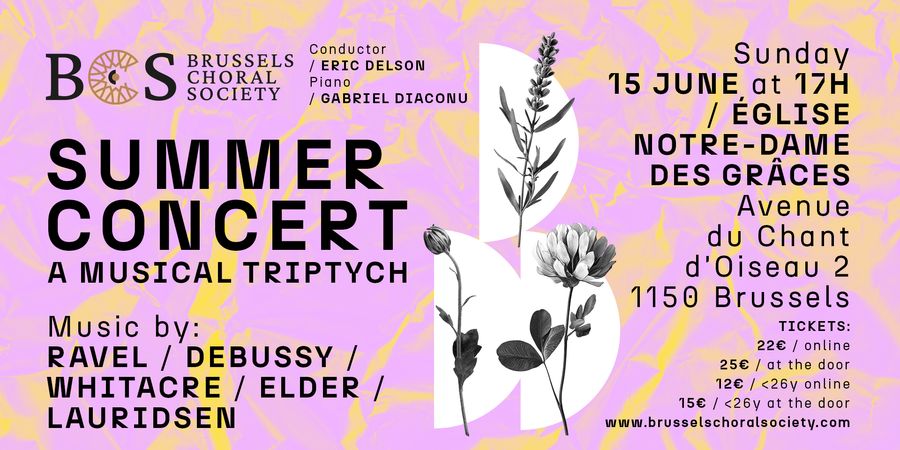 image - Concert d'été - Un Triptyque Musical