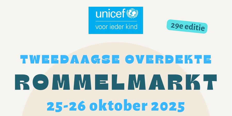 image - Tweedaagse overdekte UNICEF Rommelmarkt