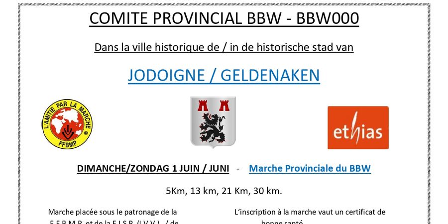 image - Marche Provinciale Comité Bruxelles-Brabant Wallon