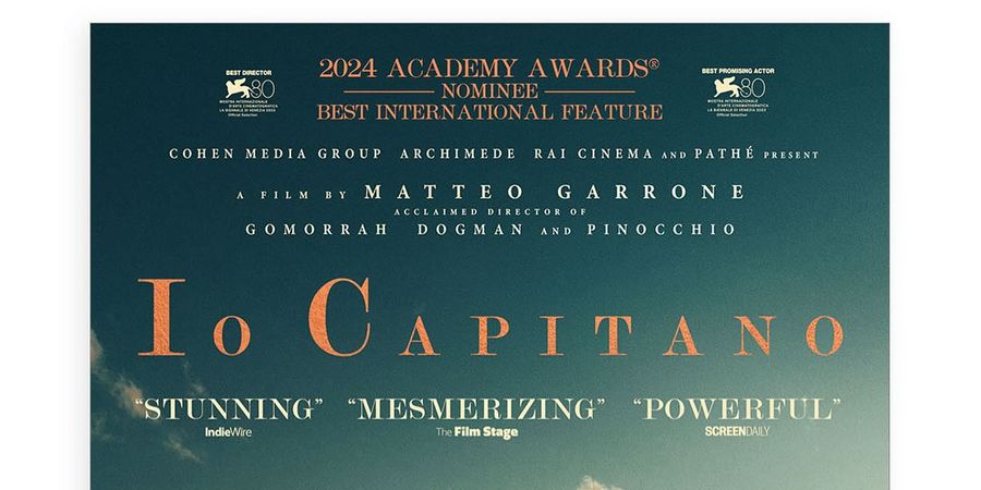 image - Les lundis du Ciné-Club d'Auderghem: Io Capitano