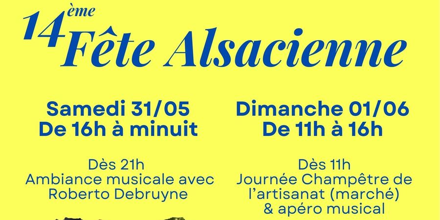 image - 14ème Fête Alsacienne et 2e Journée Champêtre de l'artisanat