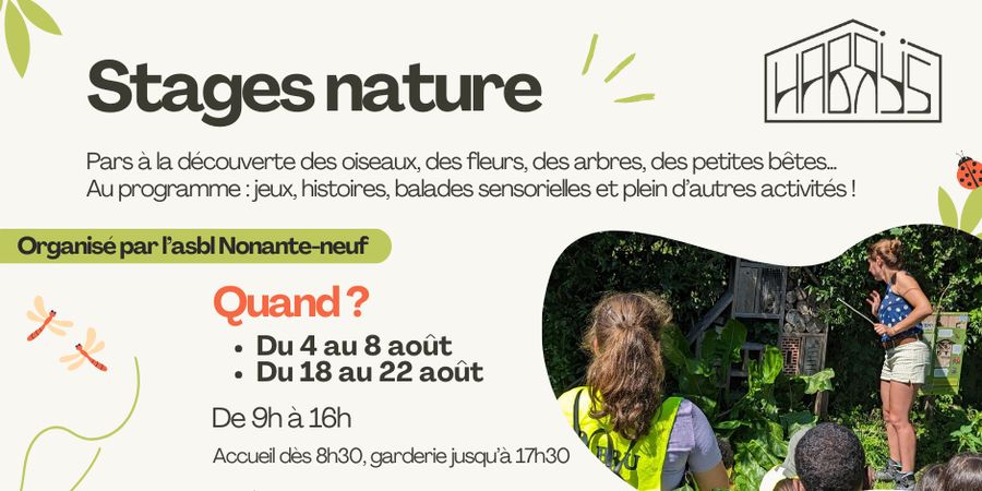image - Stages nature à l’Habrÿs