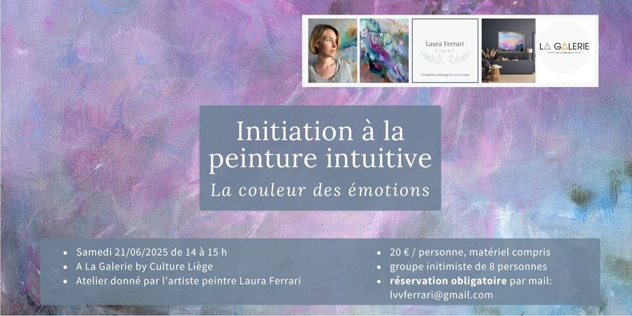 image - Ateliers créatifs : Atelier de Peinture Intuitive