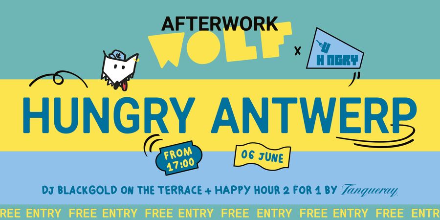 image - Afterwork Hungry Antwerp X Wolf - 06/06