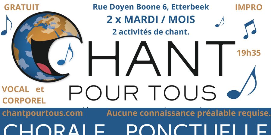 image - CHORALE PONCTUELLE + CHANT POUR TOUS