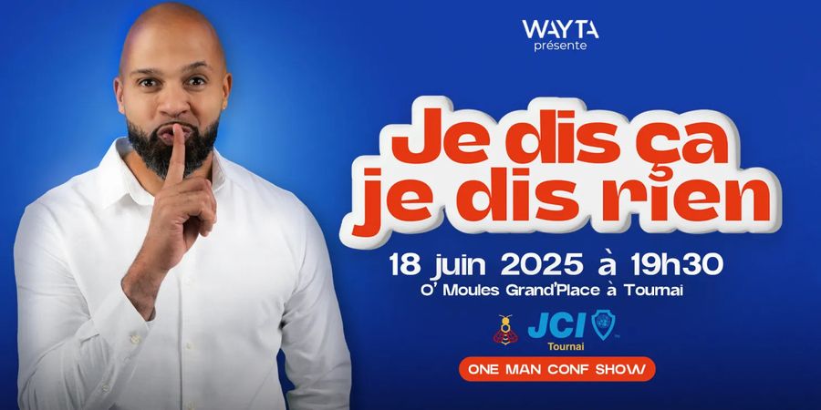 image - One Man Conf Show – Emmanuel Chila à la JCI Tournai