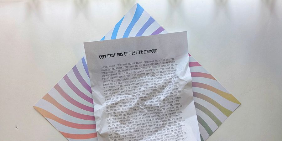 image - Atelier d’expression politique – Ceci n’est pas une lettre d’amour 