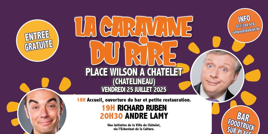 image - La Caravane du rire fait étape à Châtelet