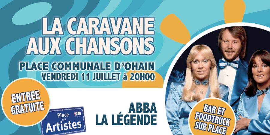 image - Les Caravanes de l'été : ABBA Live