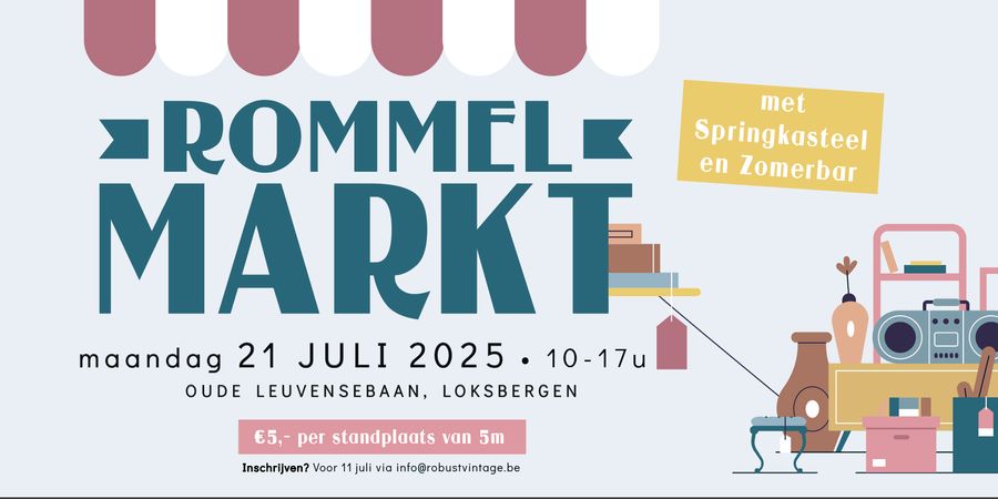 image - Rommelmarkt Oude Leuvensebaan