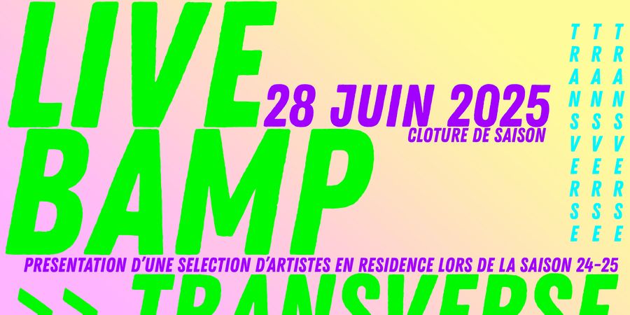 image - SLOTAVOND VAN HET BAMP - LIVE BAMP TRANSVERSE