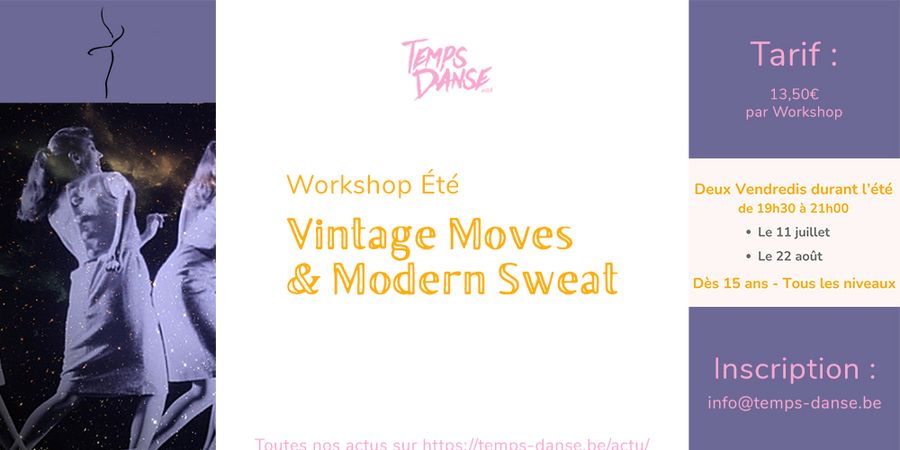 image - Workshop d’été Vintage Moves & Modern Sweat