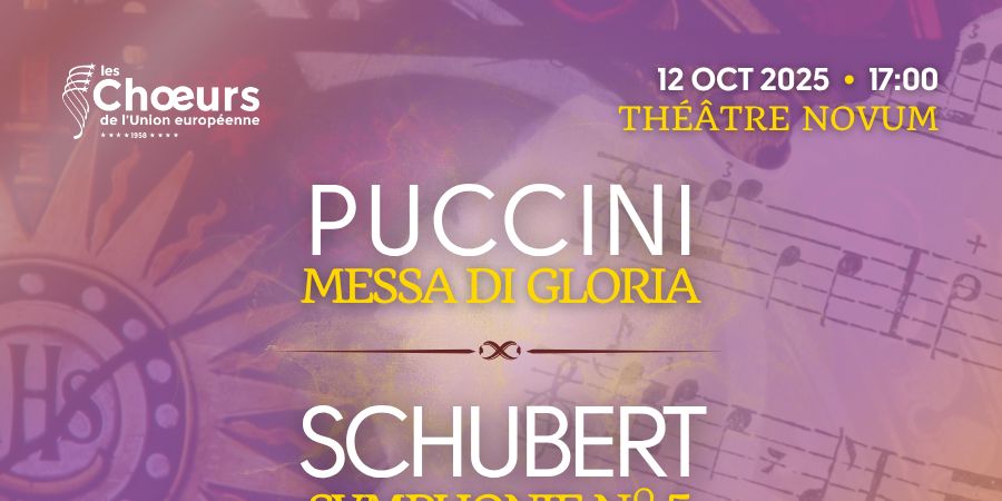 image - Puccini - Messa di Gloria & Schubert - Symphonie n°5 .