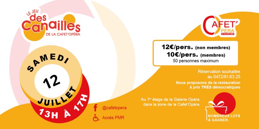 image - Le jeu des canailles de la Cafet' Opera