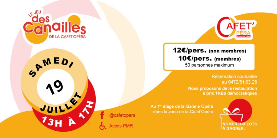 image - Le jeu des canailles de la Cafet' Opera