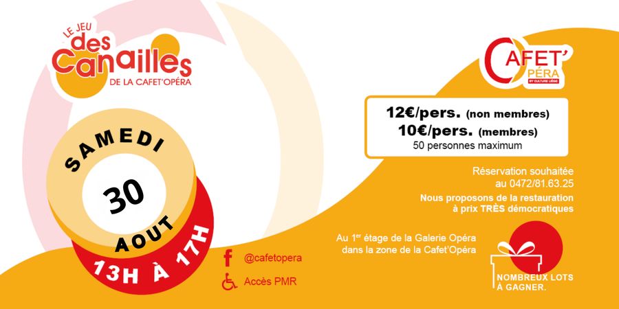 image - Le jeu des canailles de la Cafet' Opera