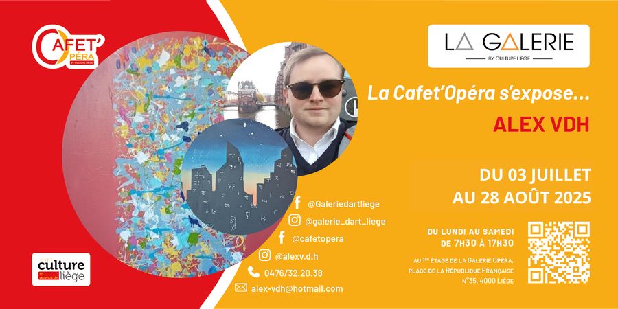 image - Vernissage de Juillet & Août 2025 : La Cafet'Opéra s'expose avec VDH
