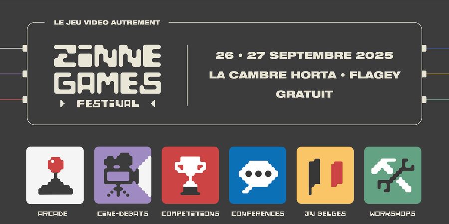 image - Zinne Games Festival 2025 • Le jeu vidéo autrement