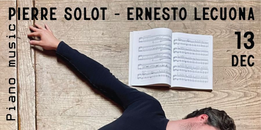 image - Pierre Solot - Ernesto Lecuona : Piano music