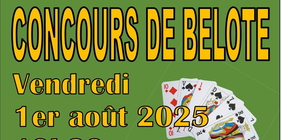 image - Concours de BELOTE