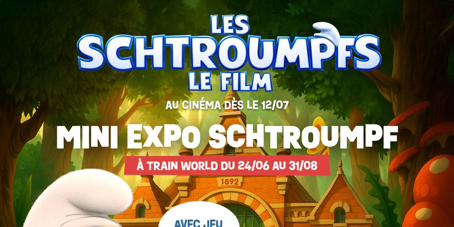image - Mini exposition Schtroumpfs avec jeu-concours