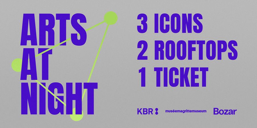 image - Arts at night : 3 icons, 2 rooftops, 1 ticket