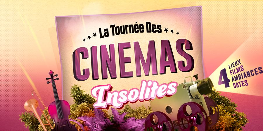 image - 4 lieux - 4 dates - 4 films et 4 ambiances originales
