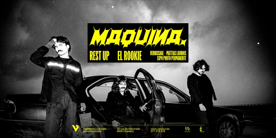 image - MAQUINA. + Rest Up + EL ROOKIE