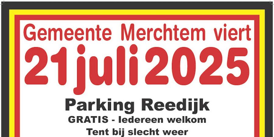 image - Vier de Nationale Feestdag op 21 juli in Merchtem