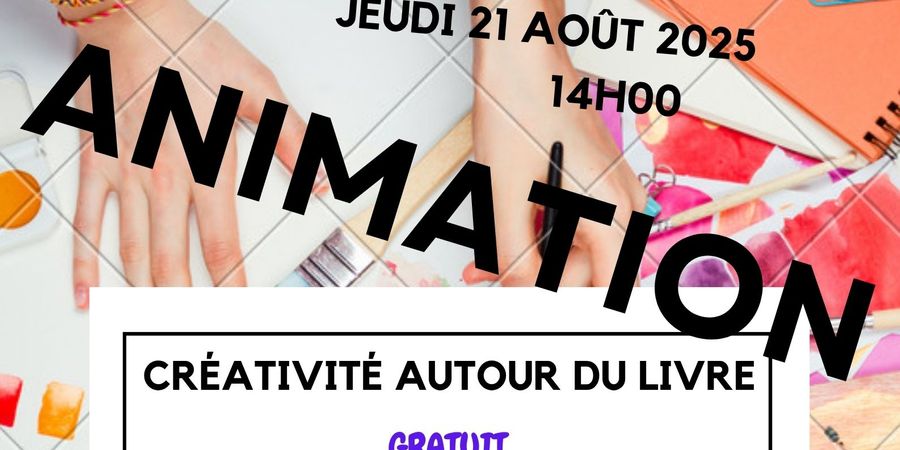 image - Atelier créatif autour du livre 