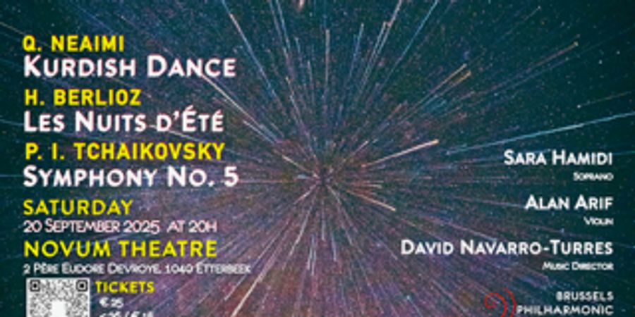 image - Brussels Philharmonic Orchestra's Nuits d'été de Berlioz & 5ième de Tchaikovski