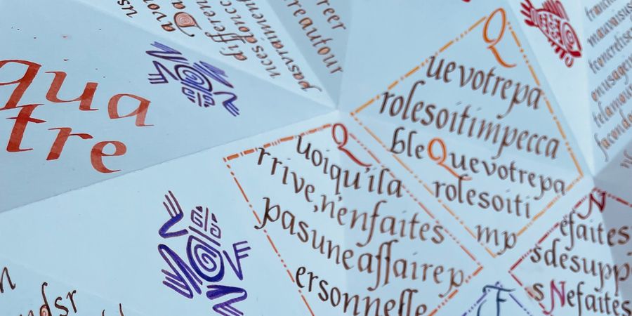 image - Atelier baz'art - Typographie/calligraphie