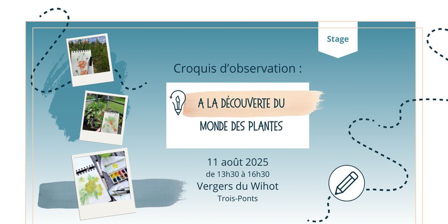 image - Stage croquis d'observation | A la découverte du monde des plantes